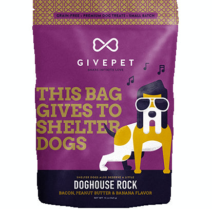 Give Pet Dog House Rock Treats for Dogs