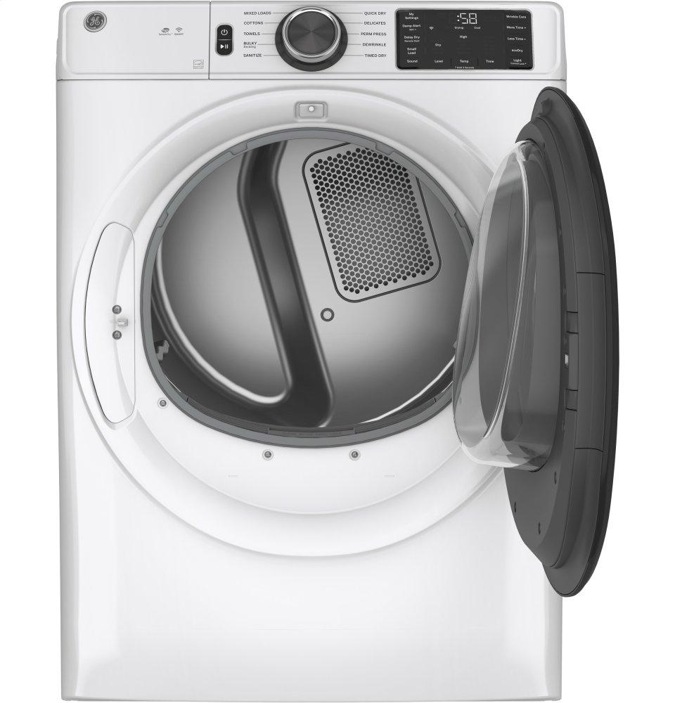 Ge Appliances GFD55ESSNWW Ge® 7.8 Cu. Ft. Capacity Smart Front Load Electric Dryer With Sanitize Cycle