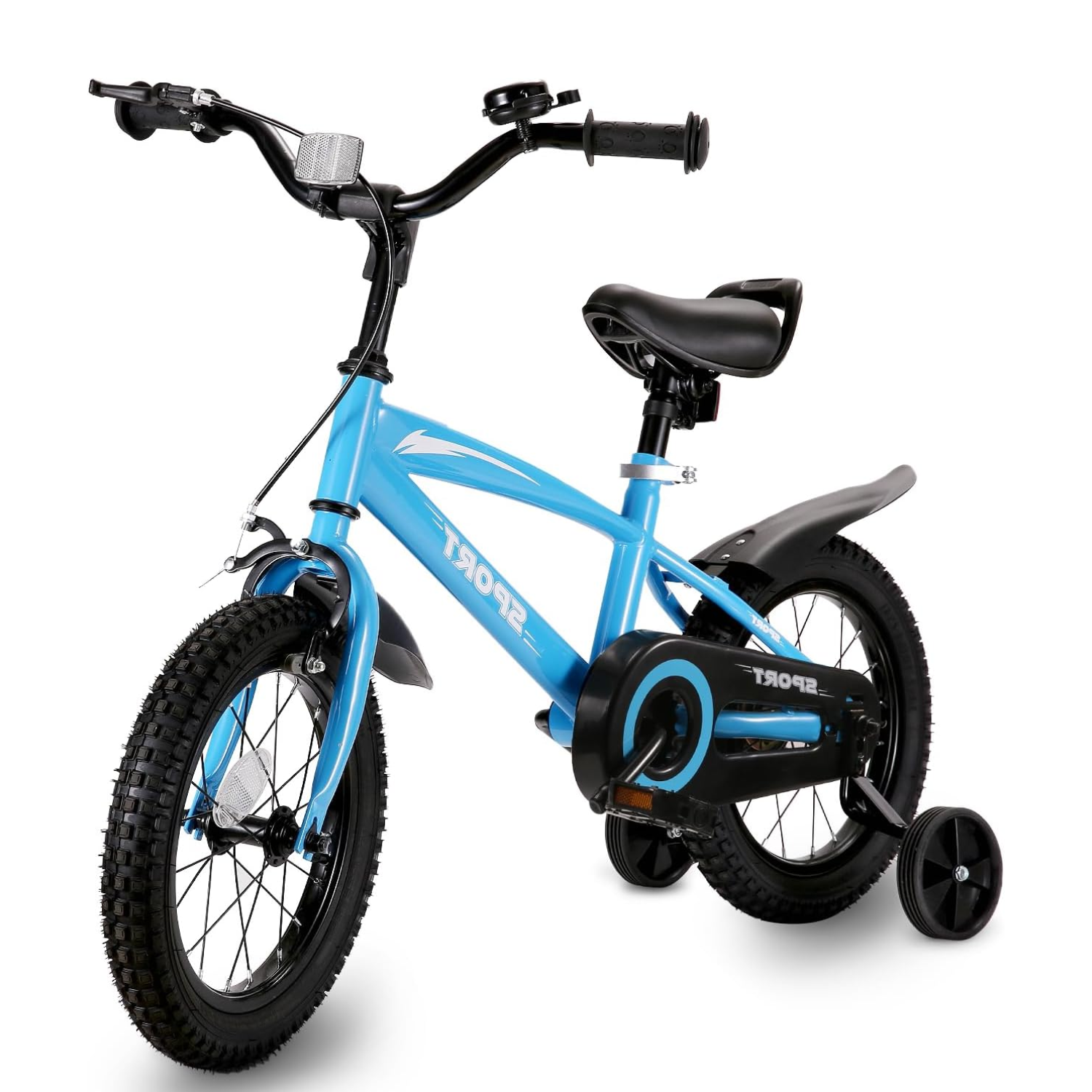 14 Inch Kid's Bike with Training Wheels for Ages 5-8