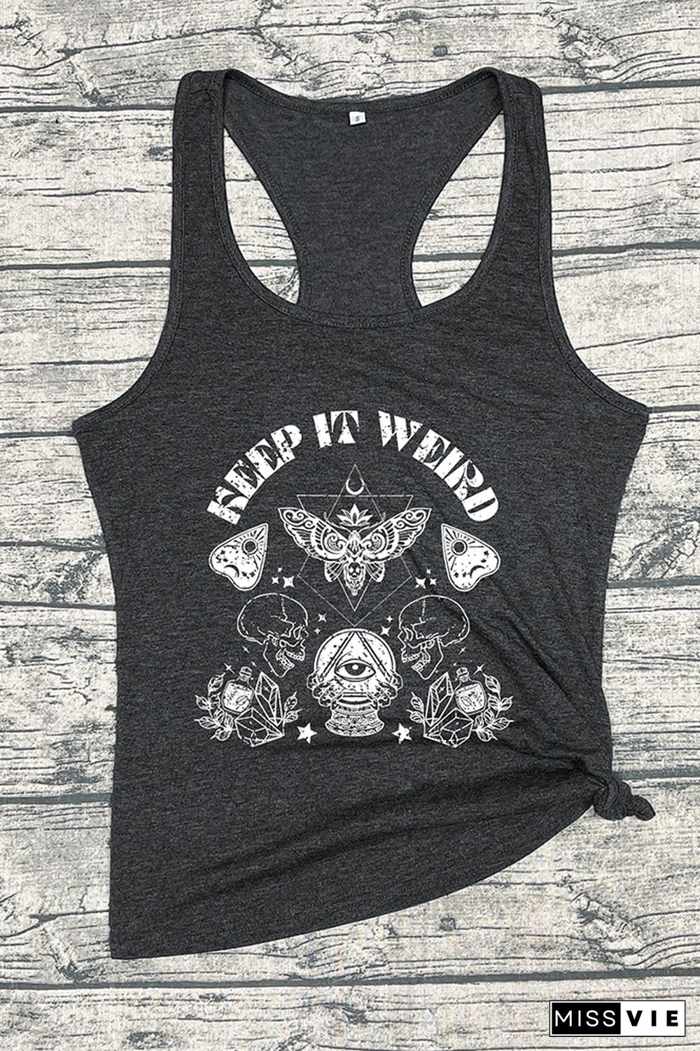 Keep It Weird Graphic Tank Top