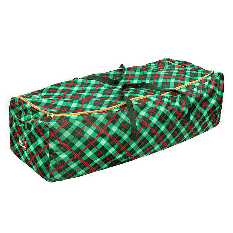 Honey-Can-Do Plaid Rolling Tree Storage Bag