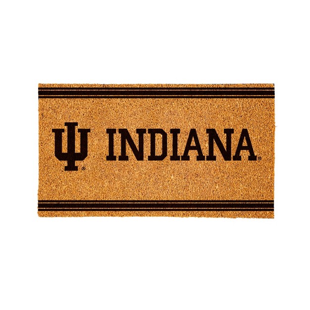 Evergreen Indiana University Logo Natural Coir 28 X 16 Inches Indoor Outdoor Doormat