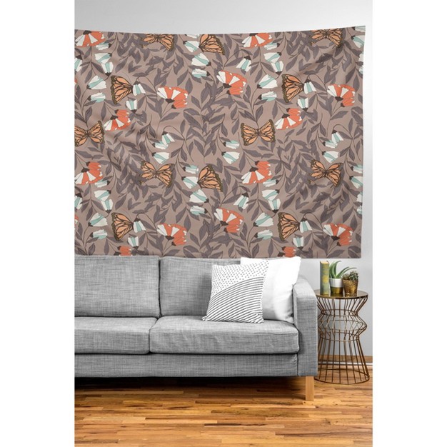 Bluelela Monarch Garden Tapestry Society6