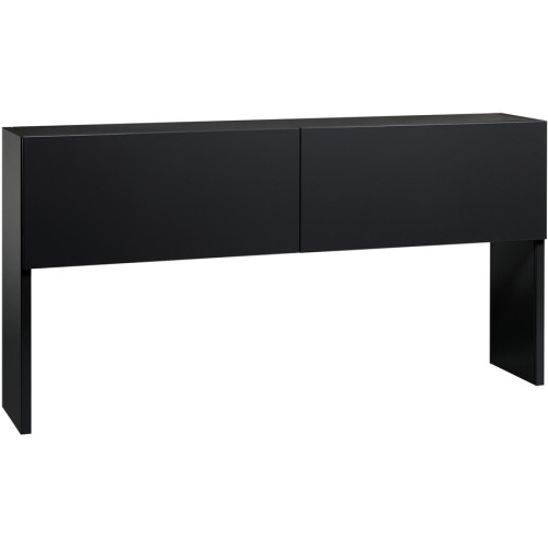 Lorell Modular Desk Series Black Stack-on Hutch (79167)