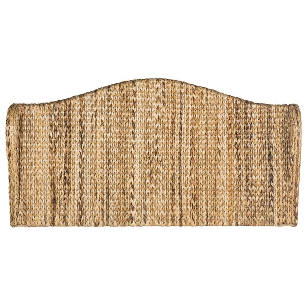 SAFAVIEH Nadine Natural Woven Wingback Headboard (Full) - - 11081618