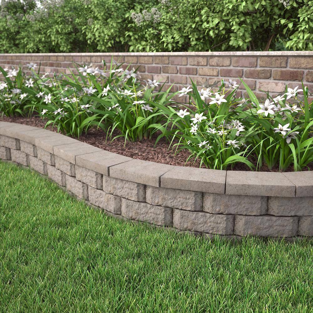 Pavestone 4 in. x 11.75 in. x 6.75 in. Fieldstone Concrete Retaining Wall Block (144 Pcs.  46.5 sq. ft.  Pallet) 81185