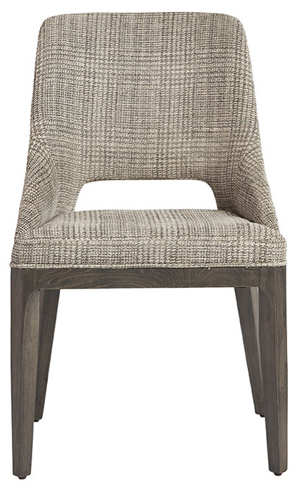 Estrada Dining Chair Light Grey Oak Naya Check Light Grey  Grey   Transitional   Dining Chairs   by Sunpan Modern Home  Houzz