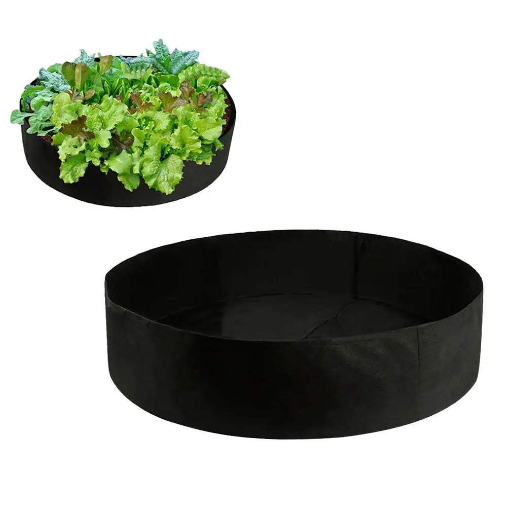 Vertical new outdoor Garden Non Woven Felt Grow Waterproof Hanging Bags Nursery Pots Container For Vegetable