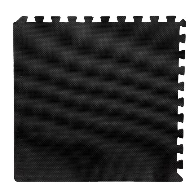 Stalwart 24 inch Eva Foam Tiles 24 pack Black