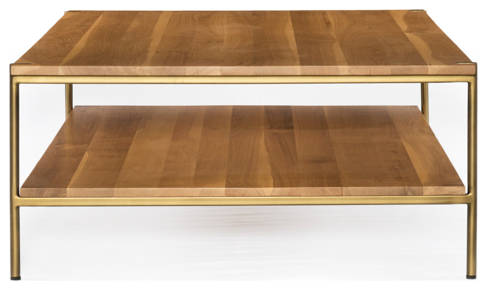 Carlisle Coffee Table  Natural Oak   Contemporary   Coffee Tables   by Four Hands  Houzz