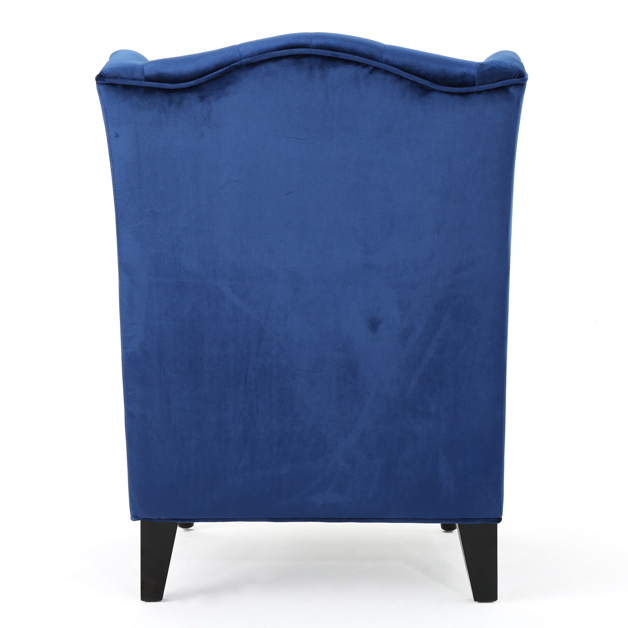 Talisa Winged High-Back Tufted New Velvet Club Chair