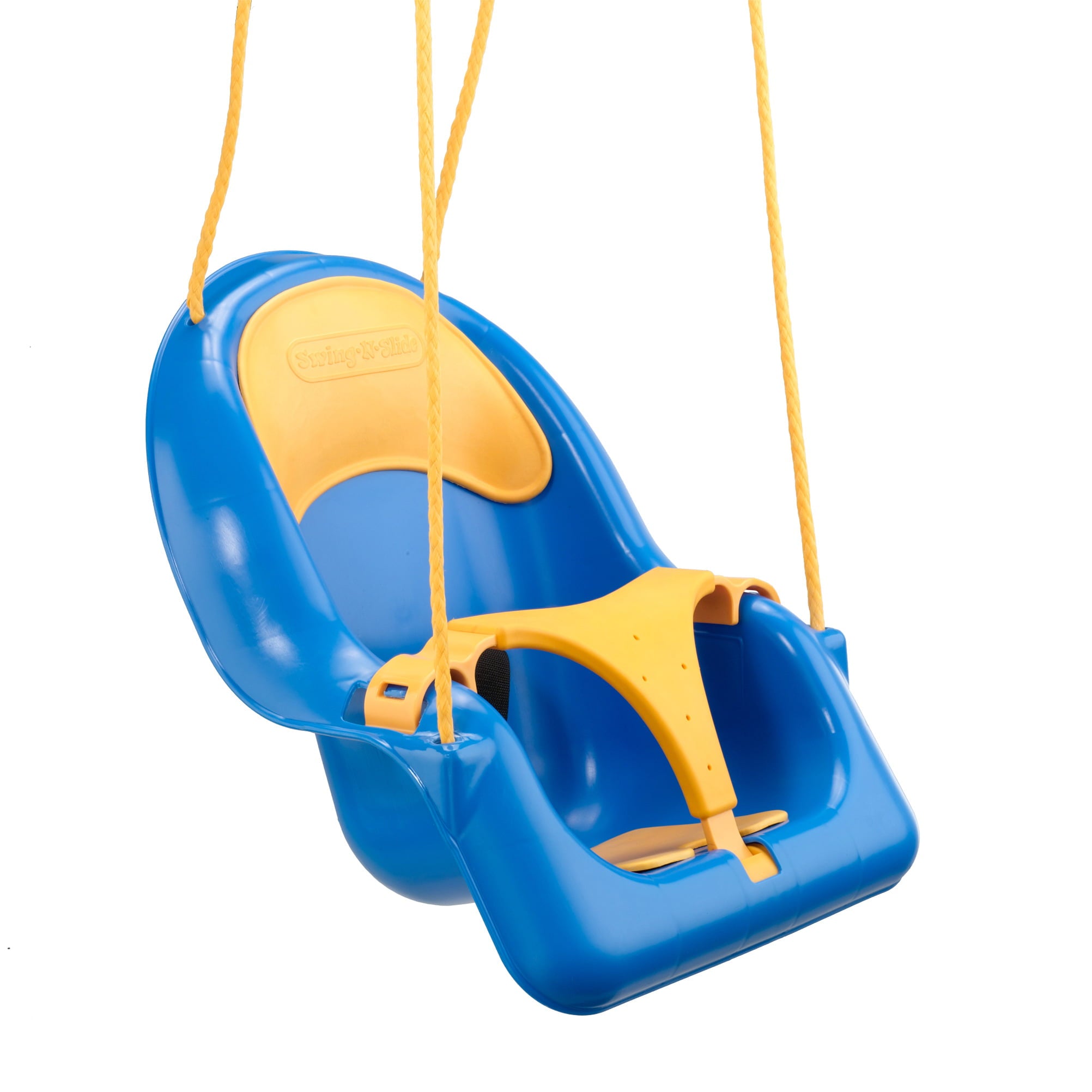 Swing-N-Slide Comfy-N-Secure Coaster Swing For Toddler With A Lap Belt