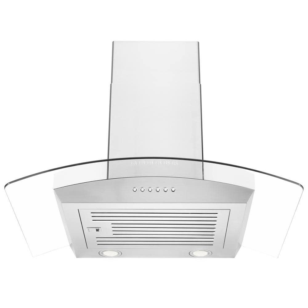 ZLINE Kitchen and Bath ZLINE 30  Alpine Series Convertible Wall Mount Range Hood in Stainless Steel