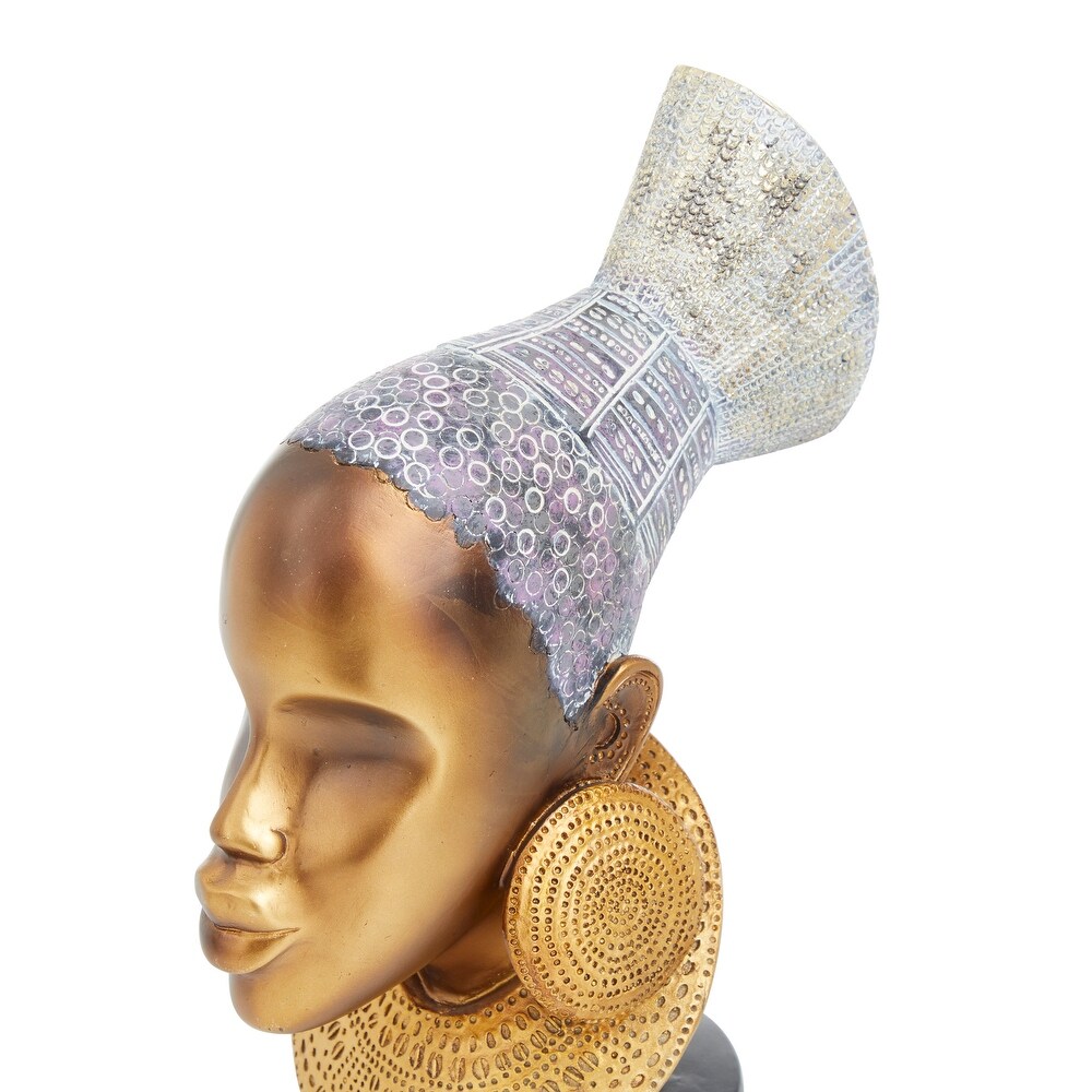 Polystone Eclectic Sculptures (Set of 2)   5 x 6 x 11