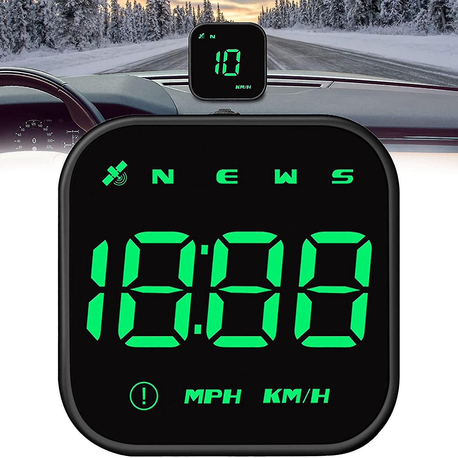 Car Gps Speedometer With Speed ， Overspeed Car Alarm Fatigue Driving Reminder For All Car Motorcycl