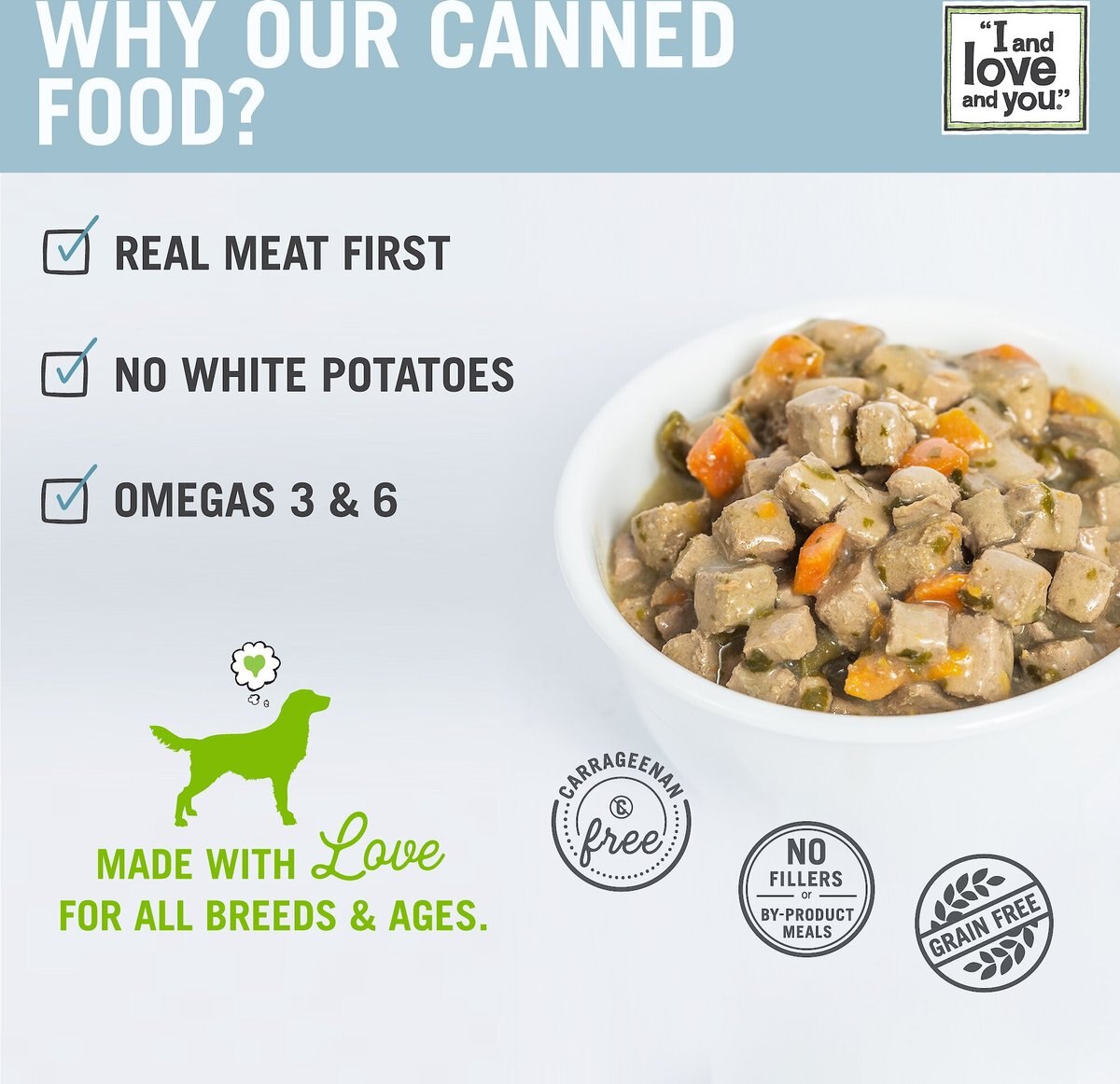 I and Love and You Lambarama Stew Grain-Free Canned Dog Food