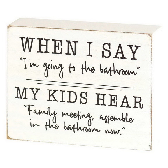 Dicksons TPLK34 227 Tabletop Plaque When I Say Mdf...