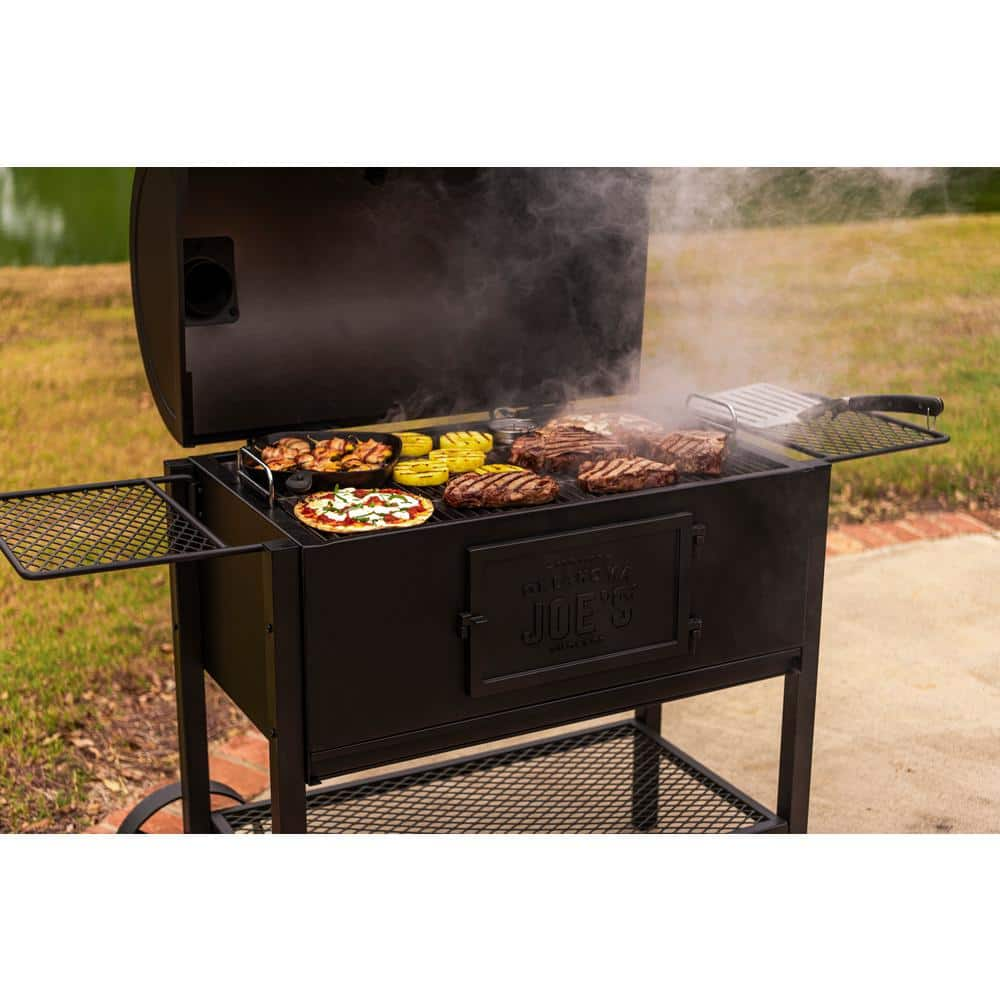 OKLAHOMA JOE'S Judge Charcoal Smoker Grill in Black with 540 sq. in. Cooking Space 19302087