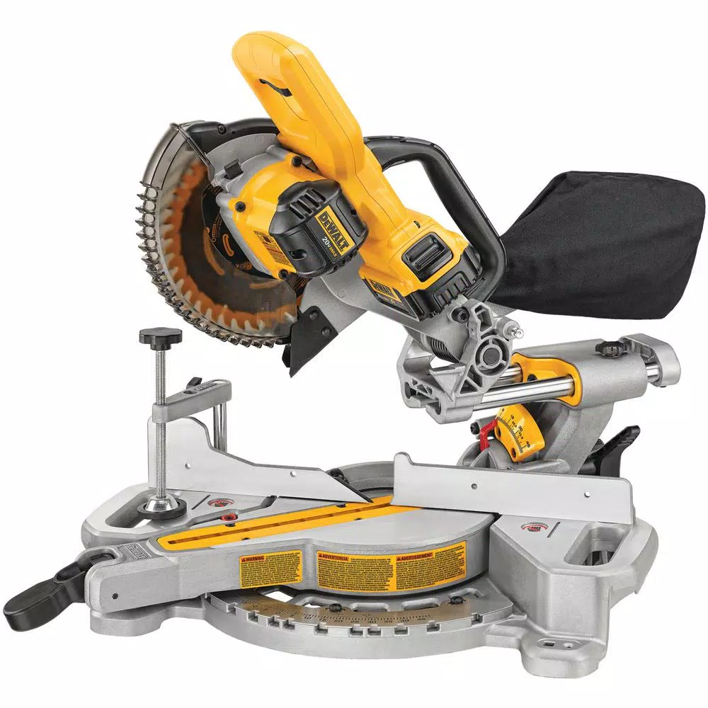 DEWALT 20-Volt MAX Cordless 7-1/4 in. Sliding Miter Saw with (1) 20-Volt Battery 4.0Ah and Oscillating Tool and#8211; XDC Depot