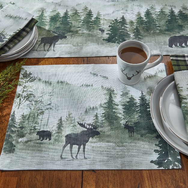 Park Designs Watercolor Wildlife Placemat Set