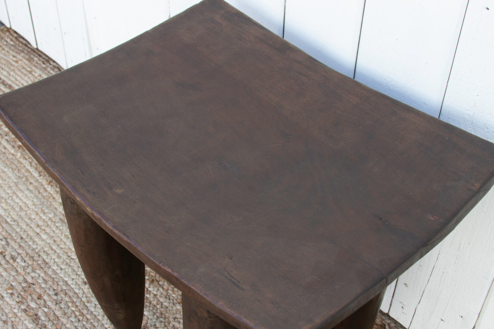 Tall Rectangular African Senufo End Table   Farmhouse   Accent And Garden Stools   by De cor  Houzz