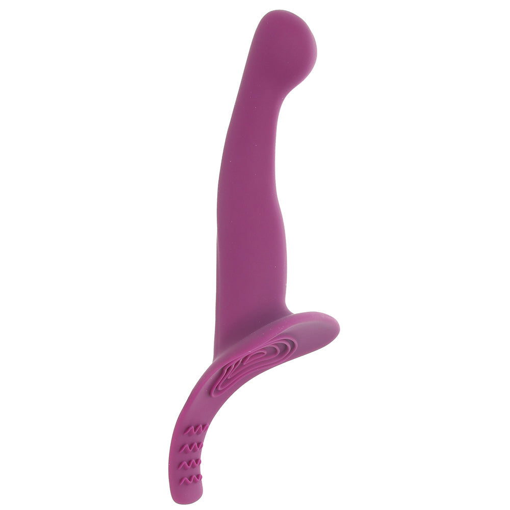 ME2 Vibrating Silicone Strap-On Ready Probe in Purple