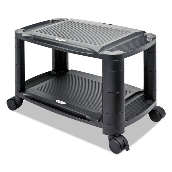 Alera 3-in-1 Cart/Stand， Plastic， 3 Shelves， 1 Drawer， 100 lb Capacity， 21.63