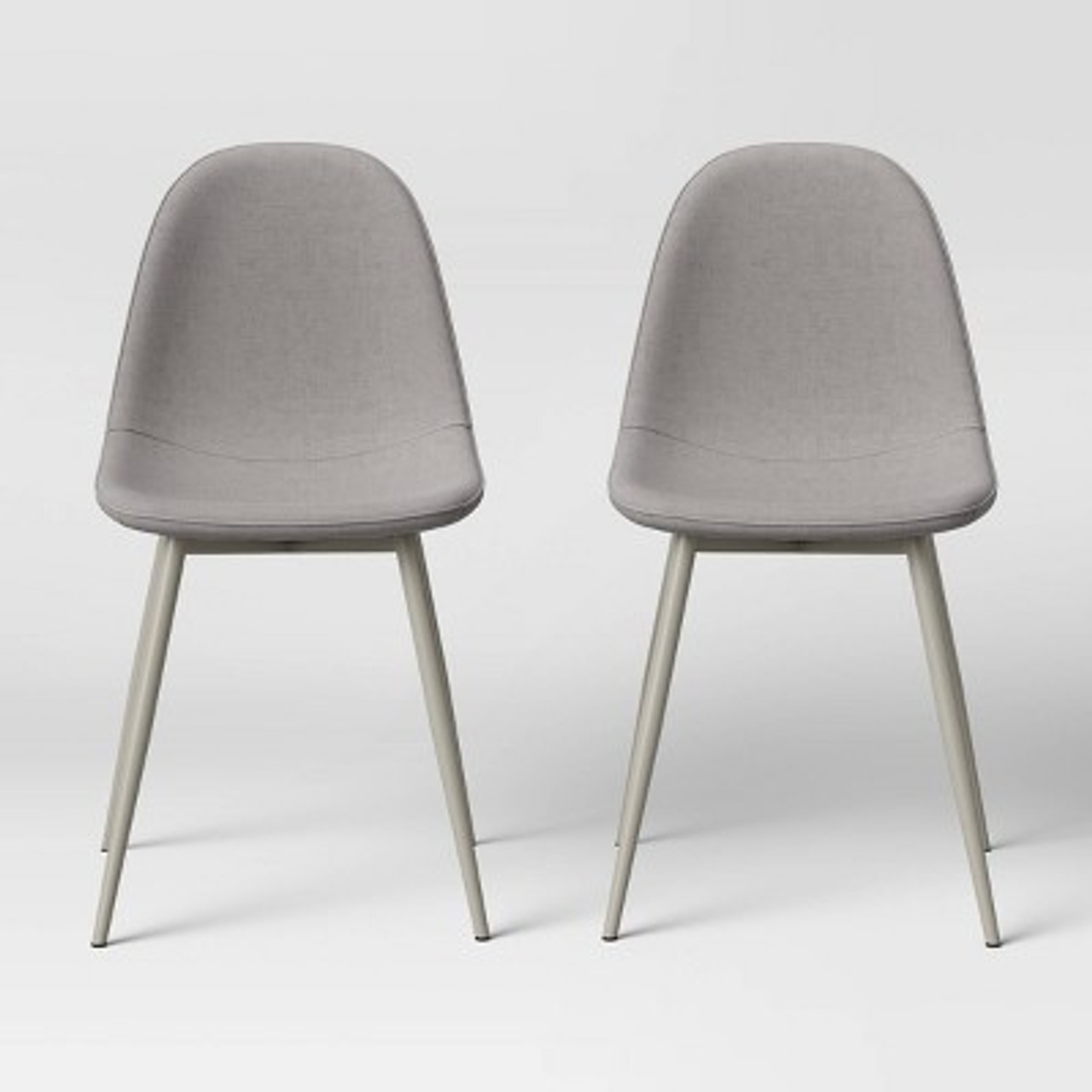 2pk Copley Upholstered Dining Chair Tone Gray - Project 62™