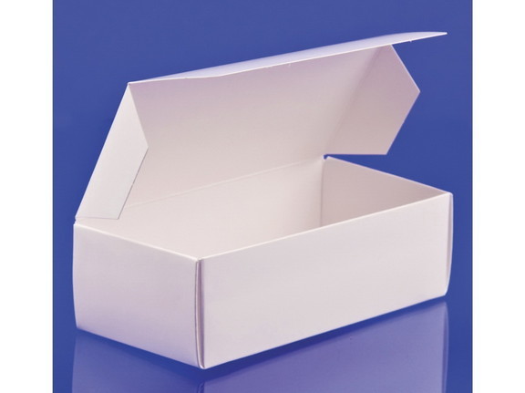 Simplex Paper Box White 1/2lb Candy Box   1pc 250c...