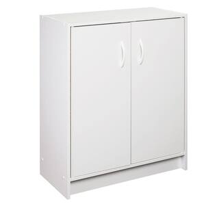 ClosetMaid 32 in. H x 24 in. W x 12 in. D White Wood Look 2-Door Stackable Storage Organizer 8982