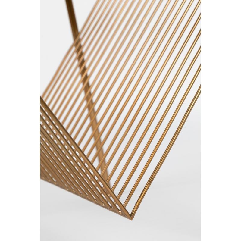 Bold Monkey Keep It Tidy Marble Magazine Holder Side Table