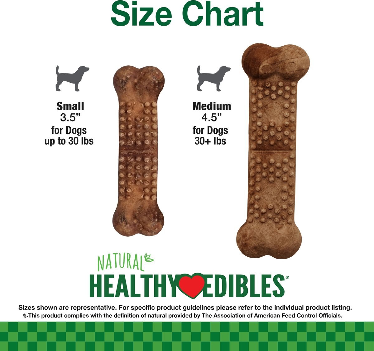 Nylabone Healthy Edibles Meaty Center Natural Small Dog Treats， 4 count