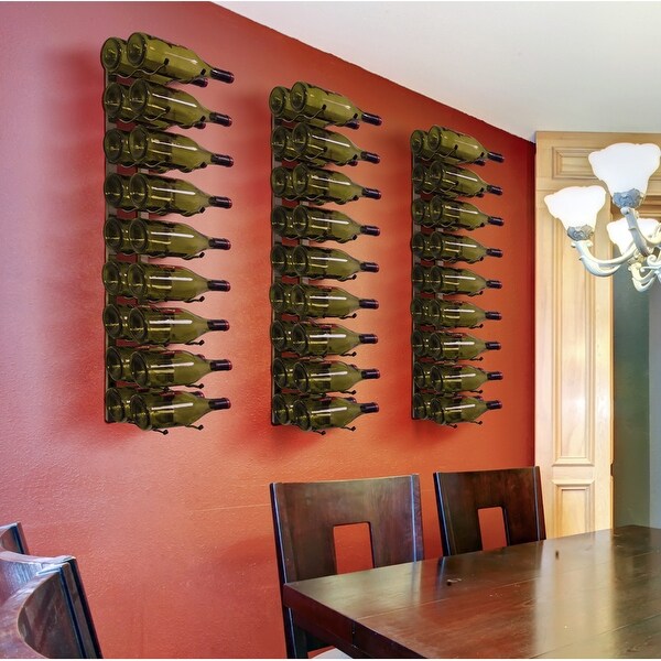 18-Bottle Stainless Epic Metal Wine Rack