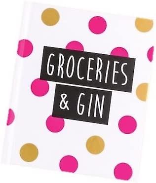 Widdop Spotty Groceries and Gin Notebook