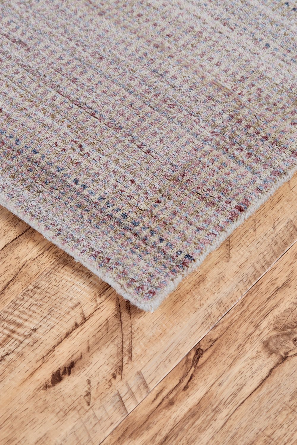 Rocero Blue and Purple Rug by BD Fine