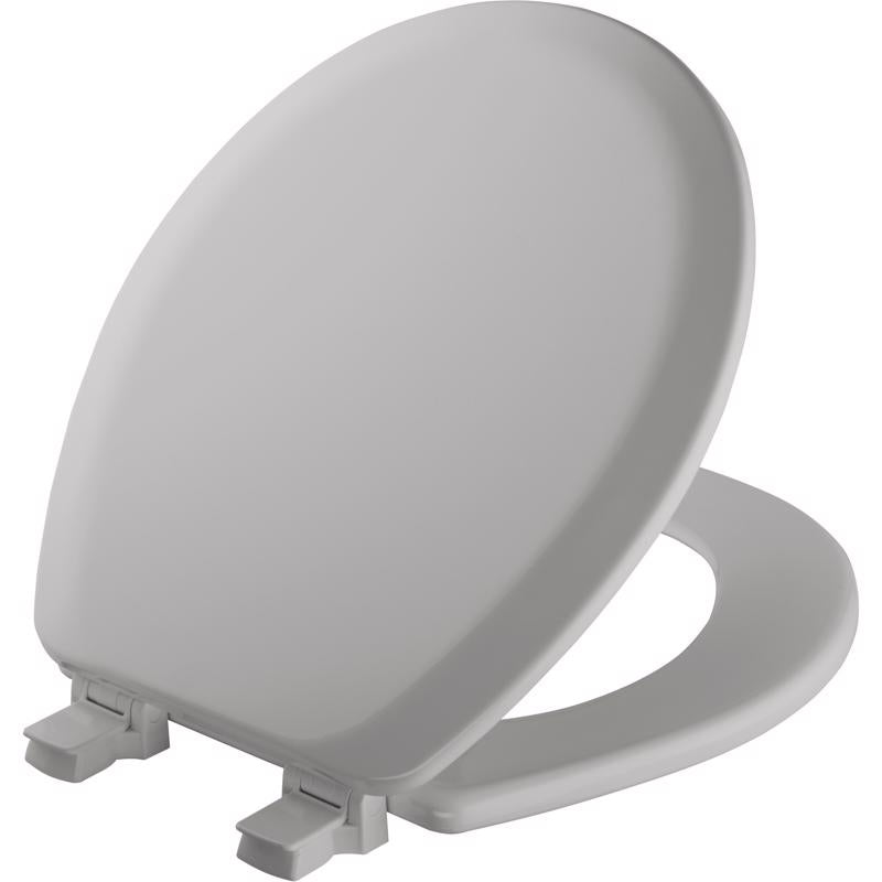 TOILET SEAT RND SILVER