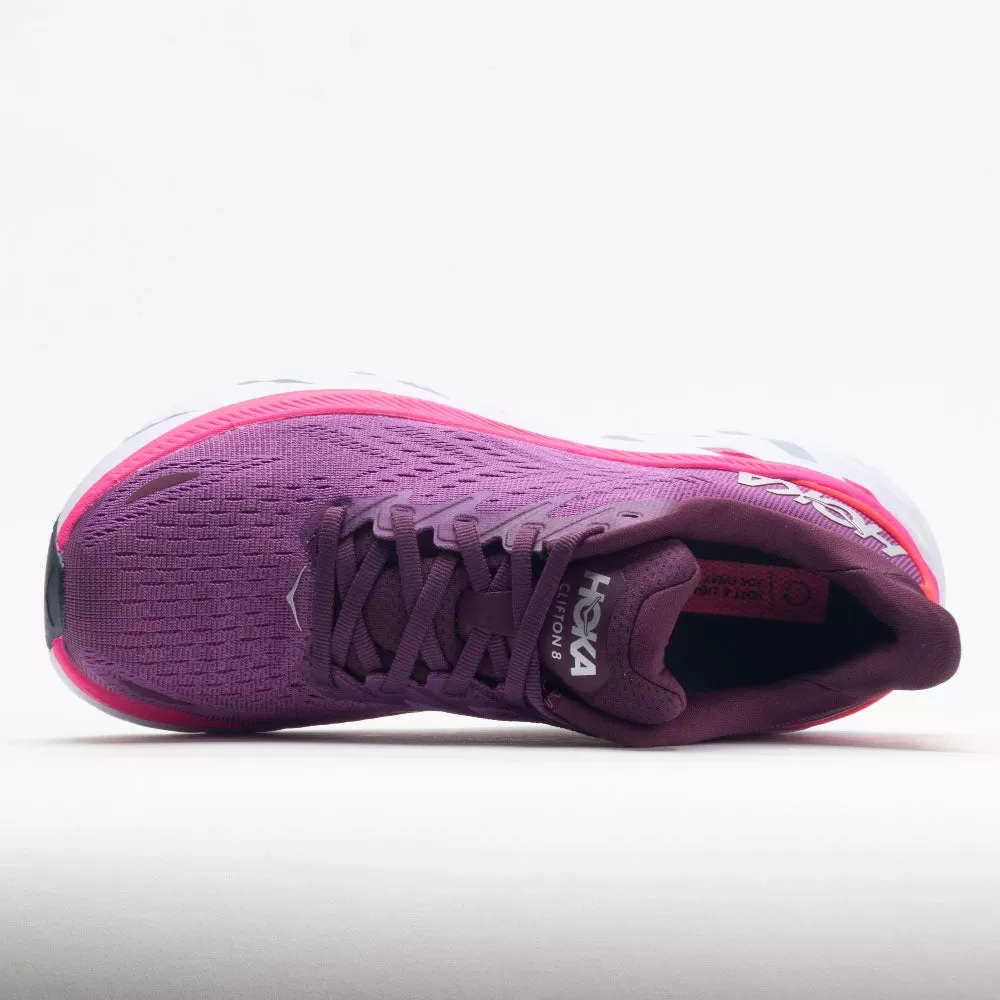 HOKA Clifton 8 Women's Grape Wine/Beautyberry