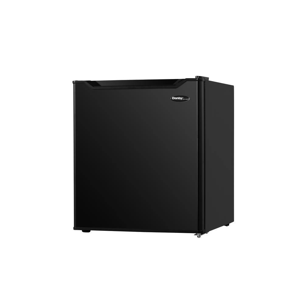 Danby 17.13 in. 1.6 cu.ft. Mini Refrigerator in Black without Freezer DAR016B1BM