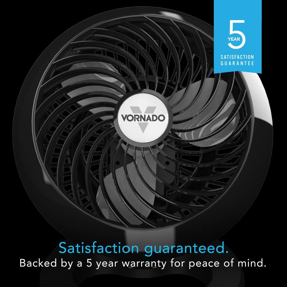 Vornado 460 Small Whole Room Air Circulator Fan Black CR1-0253-06