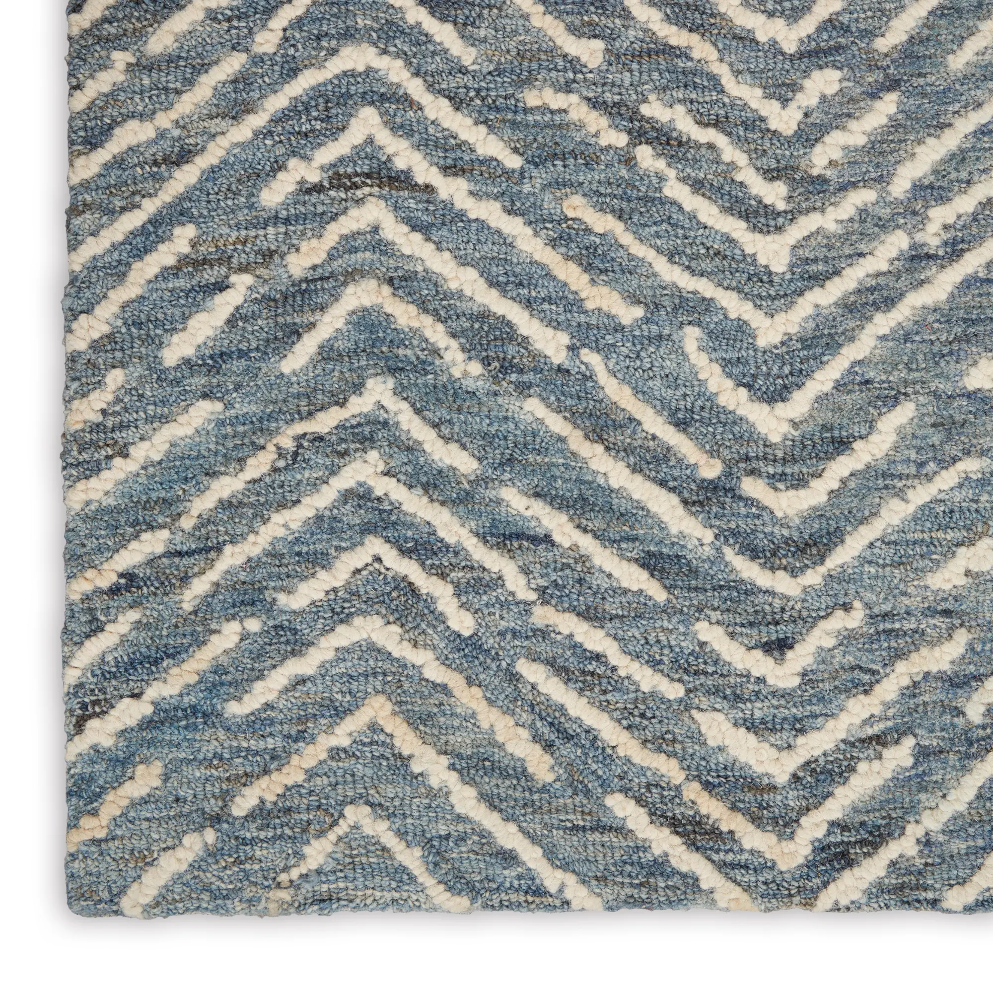 Colorado 5 x 7 Indigo and Ivory Area Rug