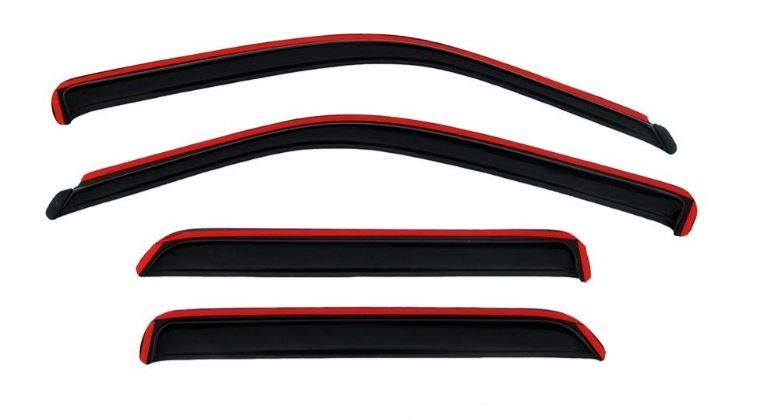 Auto Ventshade AVS 194167 In-Channel Ventvisor Side Window Deflector， 4-Piece Set for 2010-2017 GMC Terrain