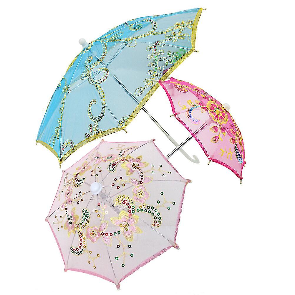 3 Pcs Rayan Toys Kids Kids Umbrella Toy Small Vintage Umbrella Lace Umbrella Vintage Toys Mini Lace Parasol