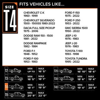 Budge Protector IV 237 in. x 70 in. x 60 in. Size T4 Truck Cover TA-4