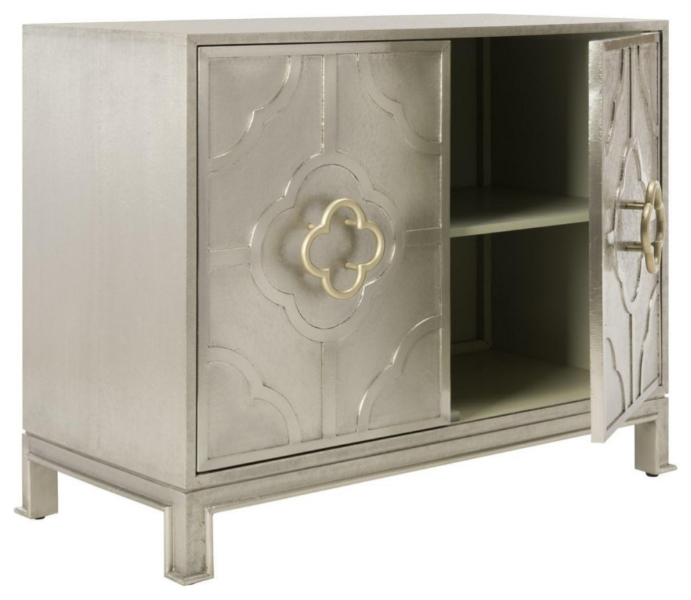 Collette Metal Chest   Modern   Accent Chests And Cabinets   by Virgil Stanis Design  Houzz