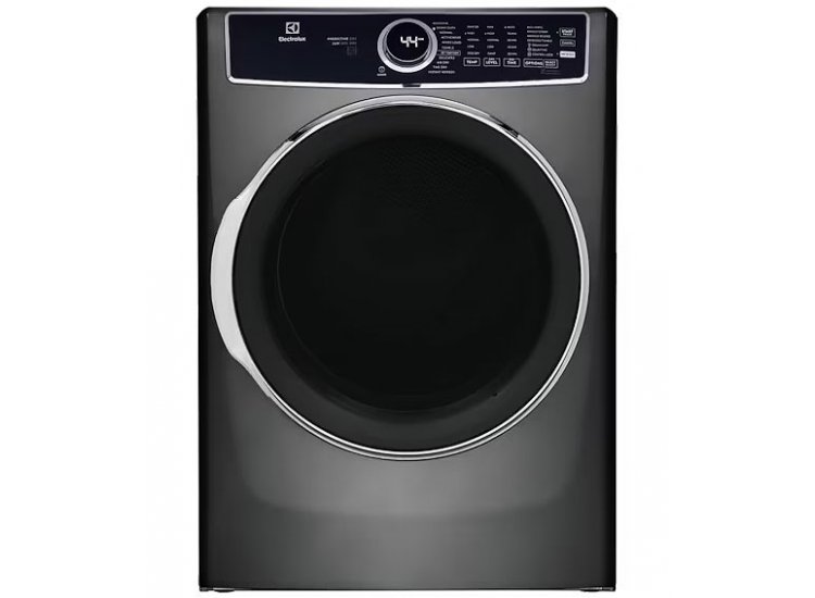 Electrolux 8 Cu. Ft. Titanium Front Load Perfect Steam Gas Dryer With LuxCare Dry and Instant Refresh