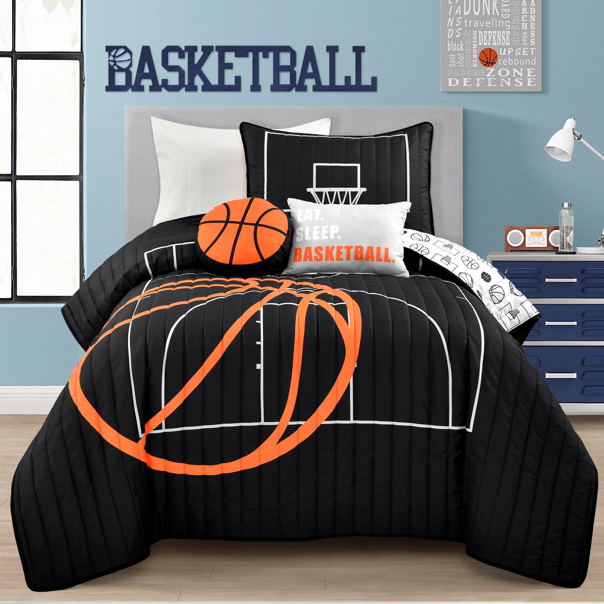 Basketball Game Quilt Set