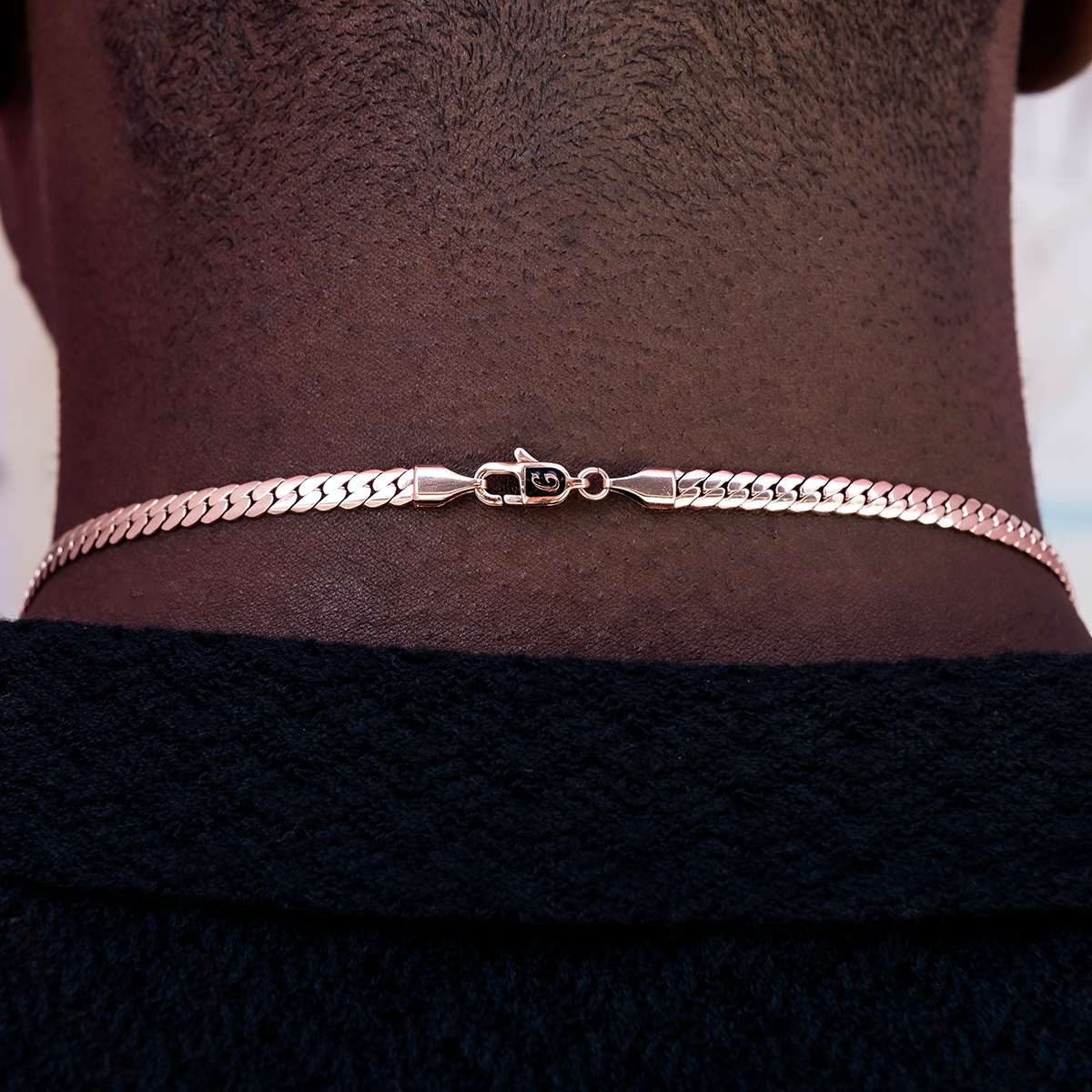 South Beach Cuban™ Chain in Rose Gold- 5mm