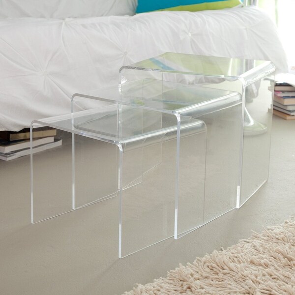 Transparent Acrylic Nesting Tables