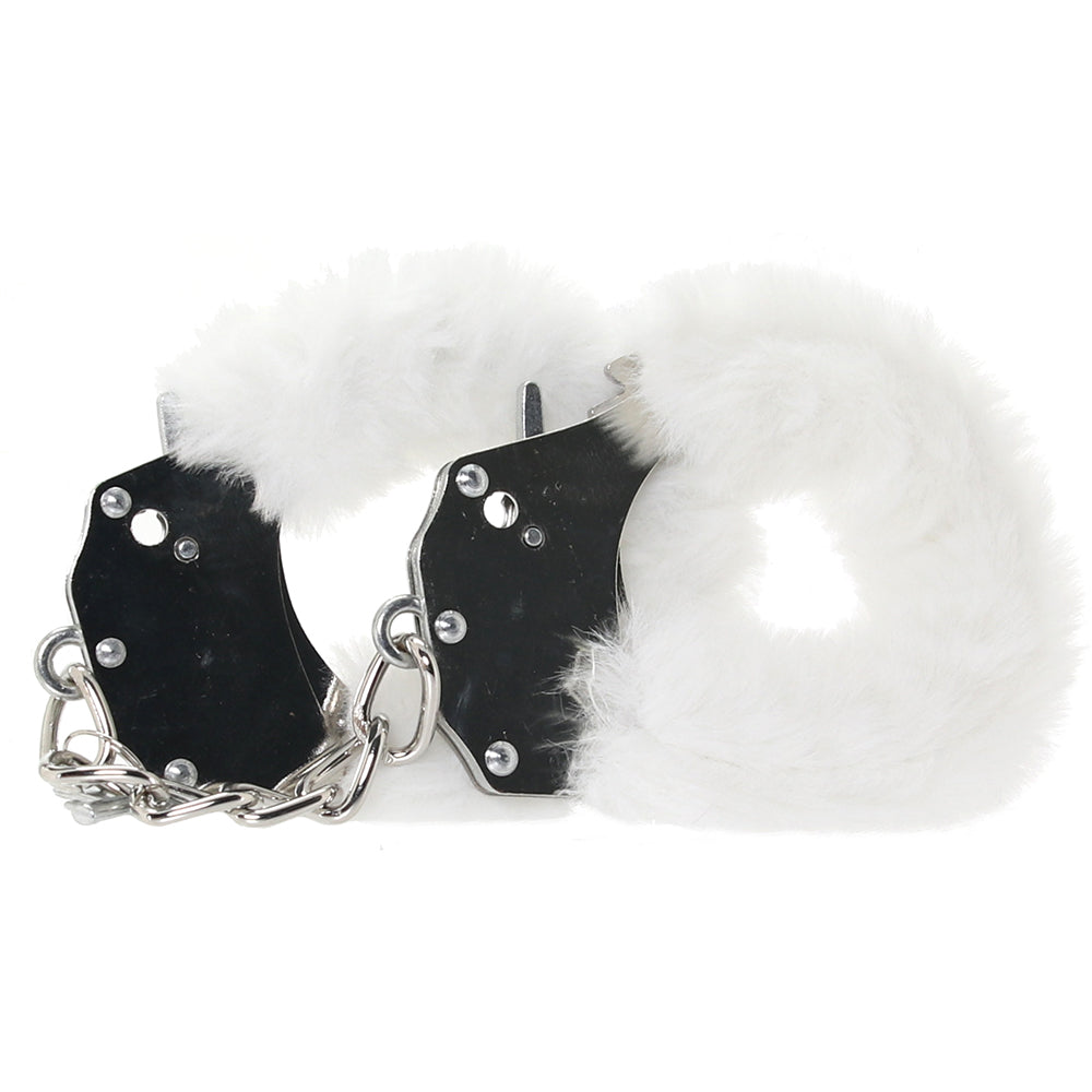 WhipSmart Classic Furry Cuffs in White