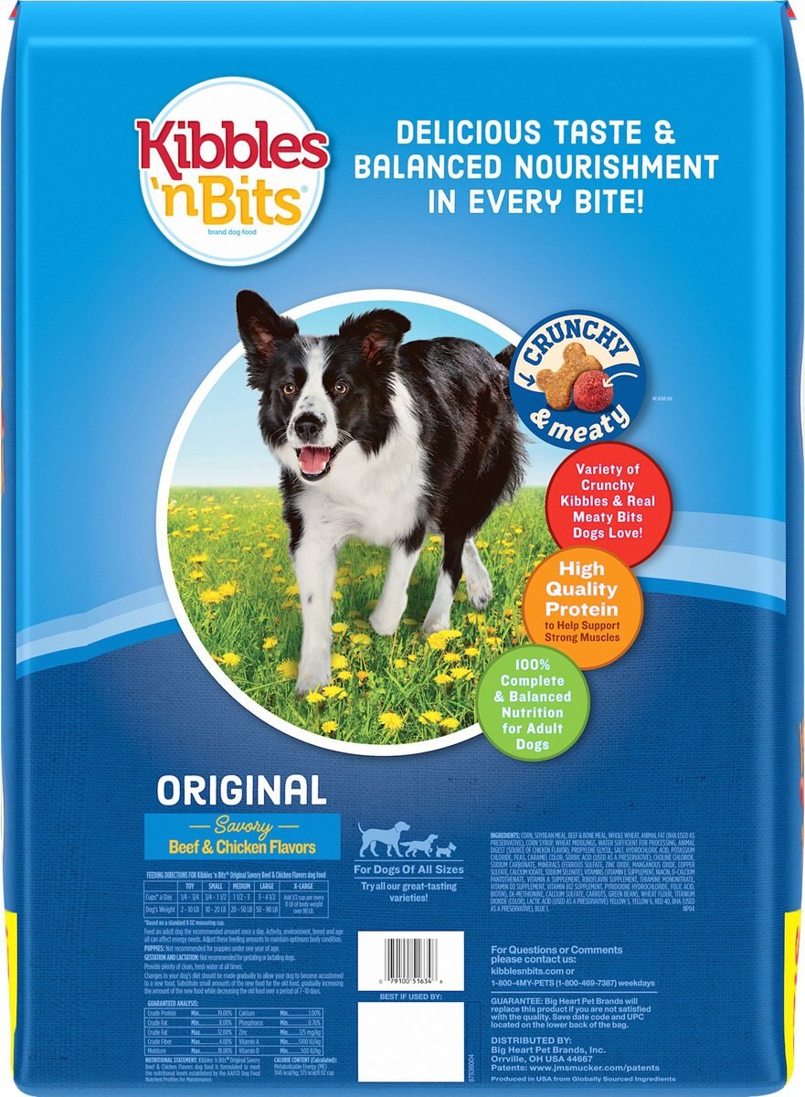 Kibbles 'n Bits Original Savory Beef and Chicken Flavors Dry Dog Food